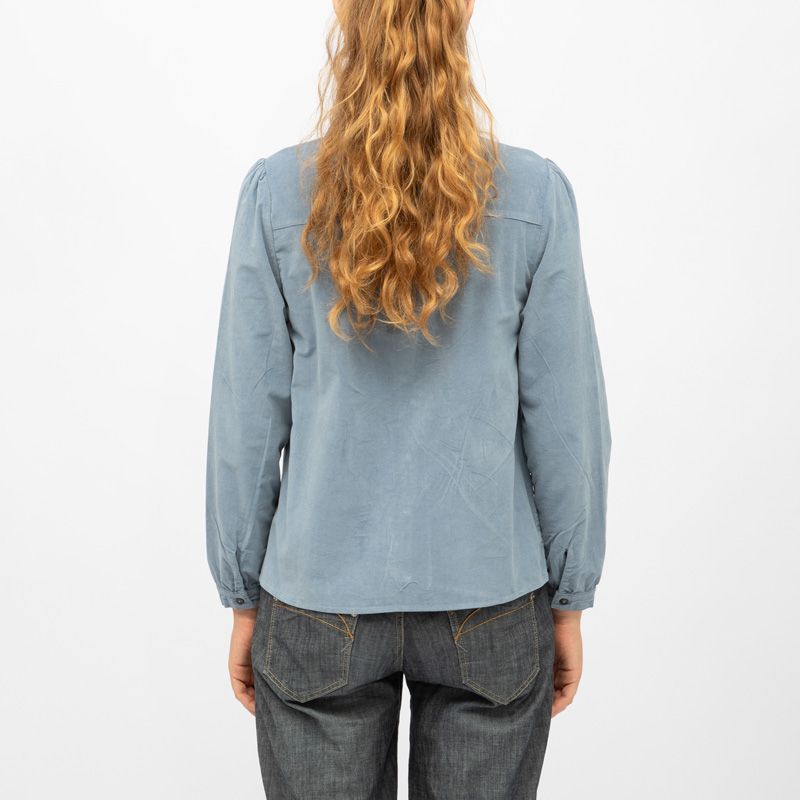 Blouse velours col mao blondie Femme LA PETITE ETOILE