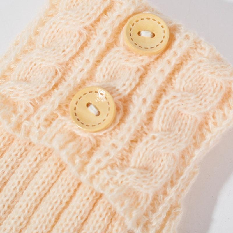 Women's Short Knitted Leg Warmers Acrylic Boot Cuffs for Superior Warmth Comfort Elastic Fit Ideal for Winter Activities