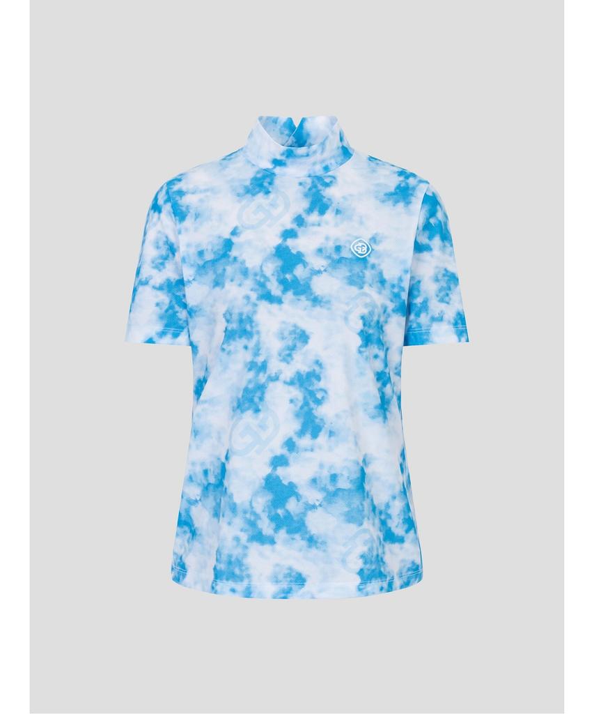 BEANPOLE GOLF [B_Under] Women'S Cloudy High-Neck Short-Sleeve T-Shirt - Sky Blue