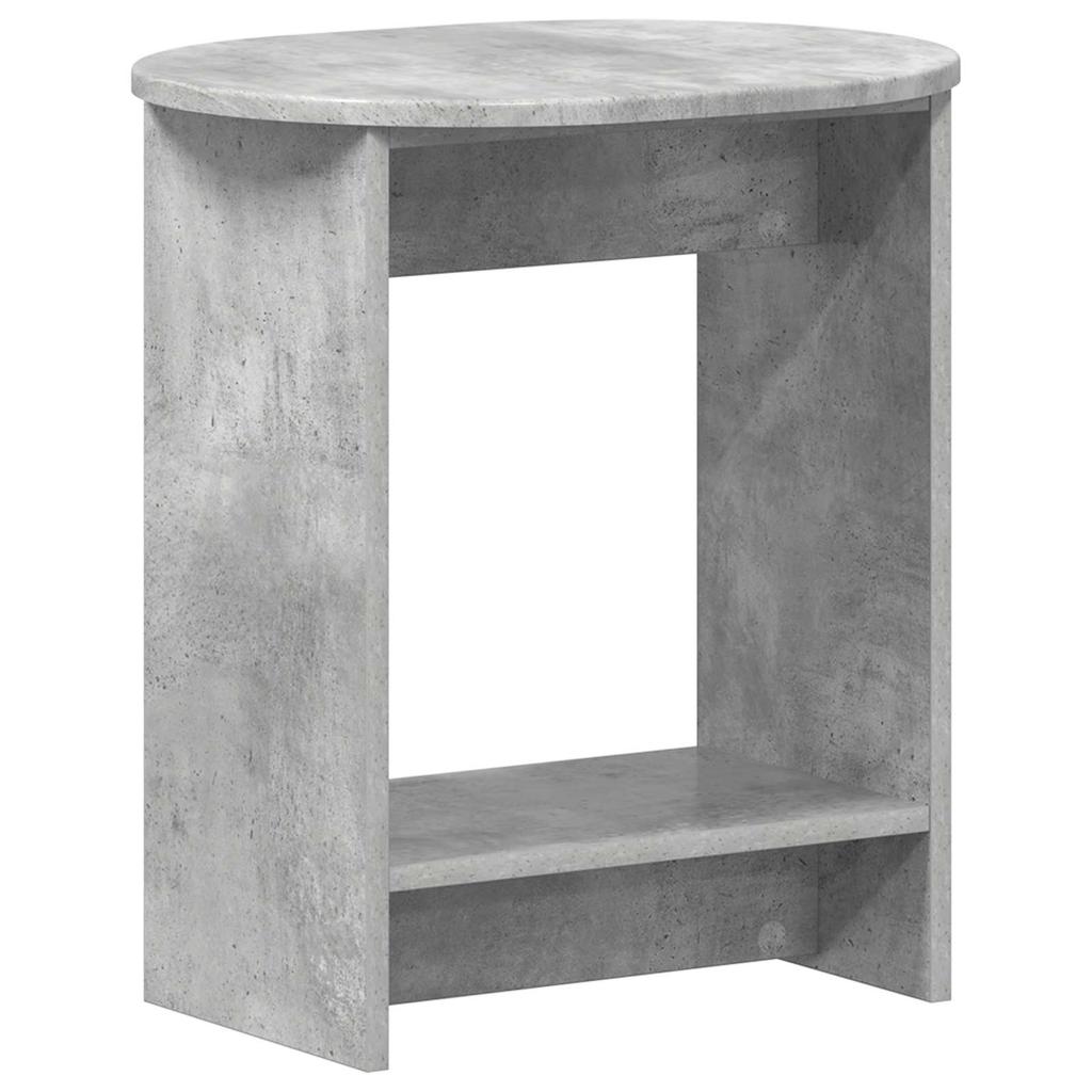Side Table Concrete Grey 50 x 39.5 x 55 cm Particleboard