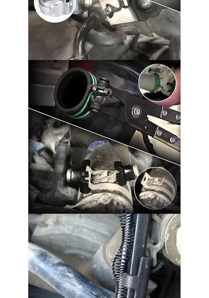 9-Piece Car Water Hose Clamp Set for Repairs