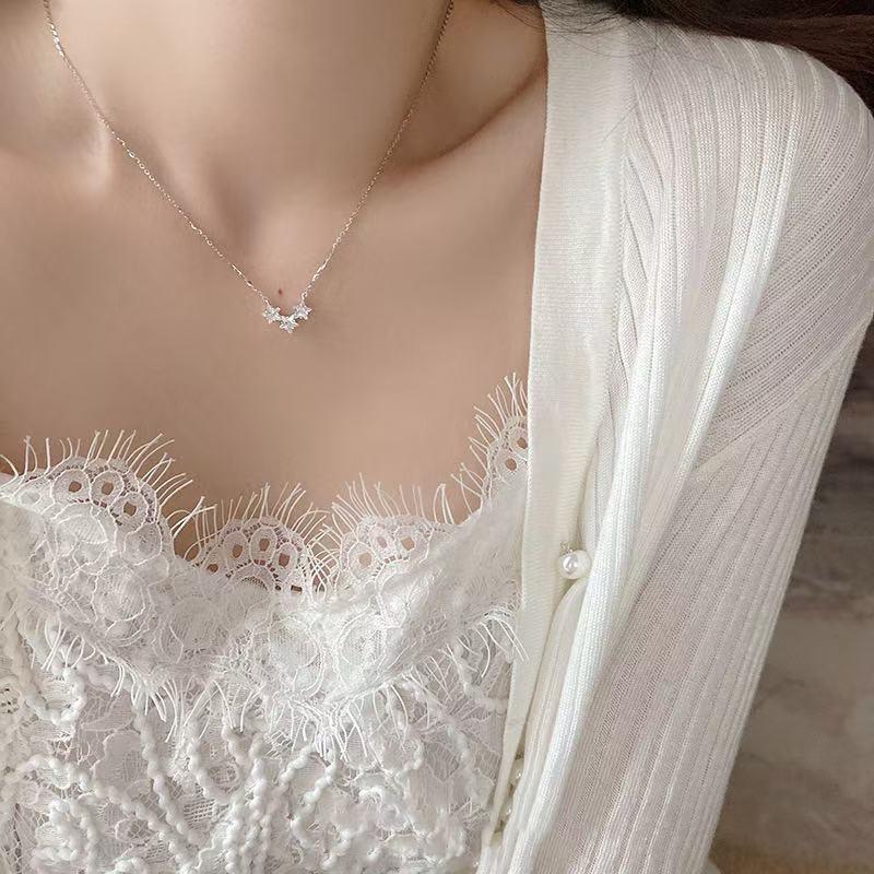 Star Necklace, Women's Light Luxury, High-end Niche Design, Collarbone Neck Chain, Individual Cold Wind, Simple Temperament Jewelry