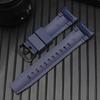 [syzynicy] Men's Silicone Watch Strap Compatible with G-SHOCK GST-210/W300/S100/S110/400G/B100 Watches (Blue/Black Buckle)