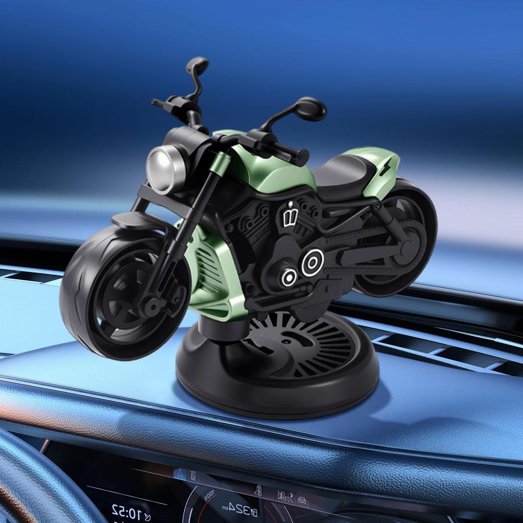 Lufterfrischer Auto Rotierender Duftdiffusor Motorradform Geruchsentferner Für Auto Für Männer Frauen LKW SUV Innenraum Armaturenbrett