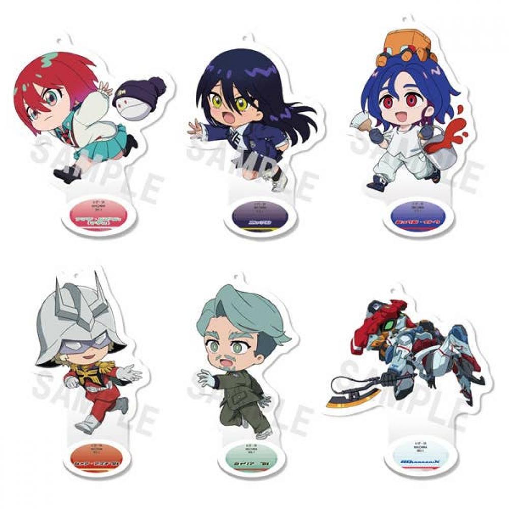 

Gundam Gquuuuuux Acrylic Stand 1box 6pcs