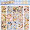 30 Pages Retro Y2K Cute Food Cake Cut Film Sticker Book Journal Handbook Scrapbook DIY Phone Case Decoration Sticker Gift