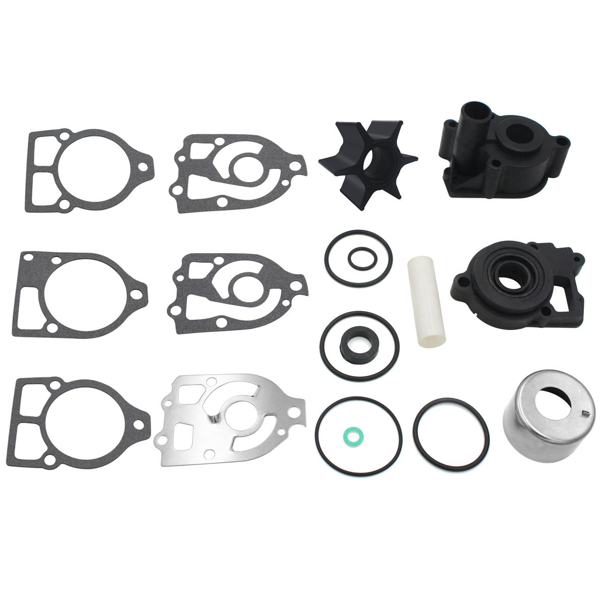 Water Pump Impeller Repair Kit With Housing / Base For Mercruiser Alpha One Outboards Models 46-96148A5 46-96148A8 46-42579A3 Impeller Repair Kit