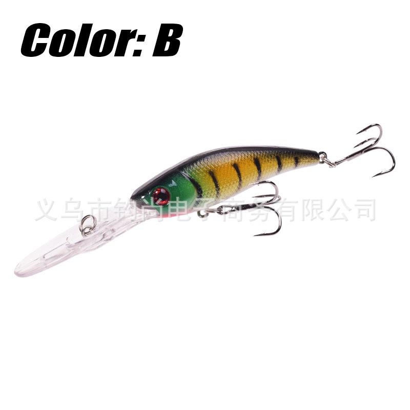 Deep Diving Bionic Minnow Lure Set - Floating Hard Artificial Bait for Long Cast Fishing