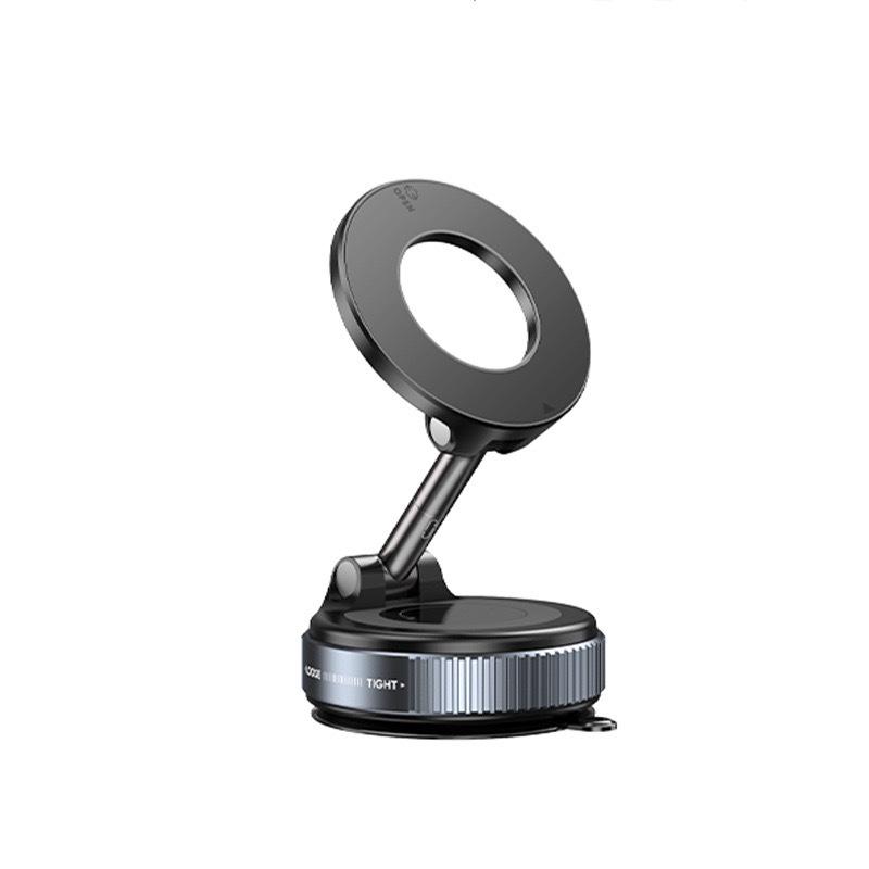 Foldable Magnetic Car Phone Holder with Vacuum Suction