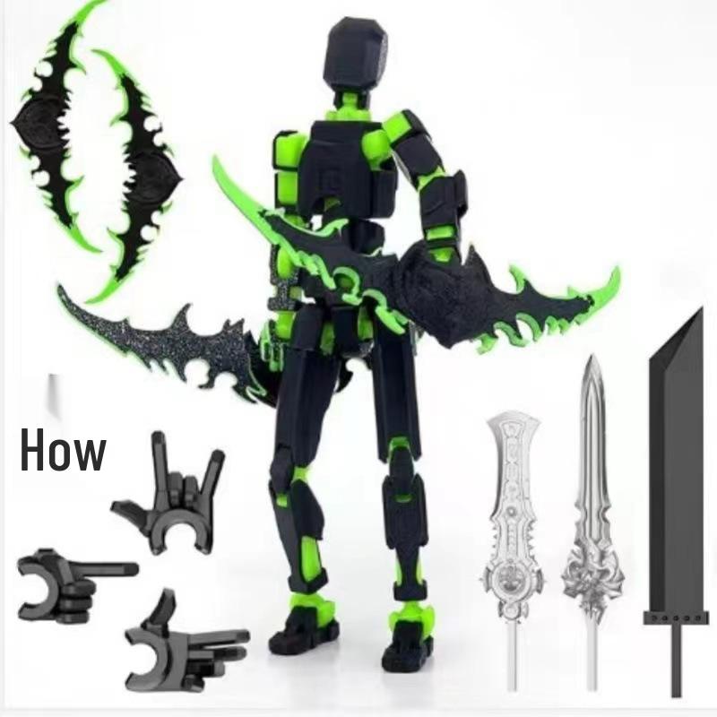 13-Jointed-Handmade Movable 3D Angel Doll Toy - 4th Dummy Doll DIY