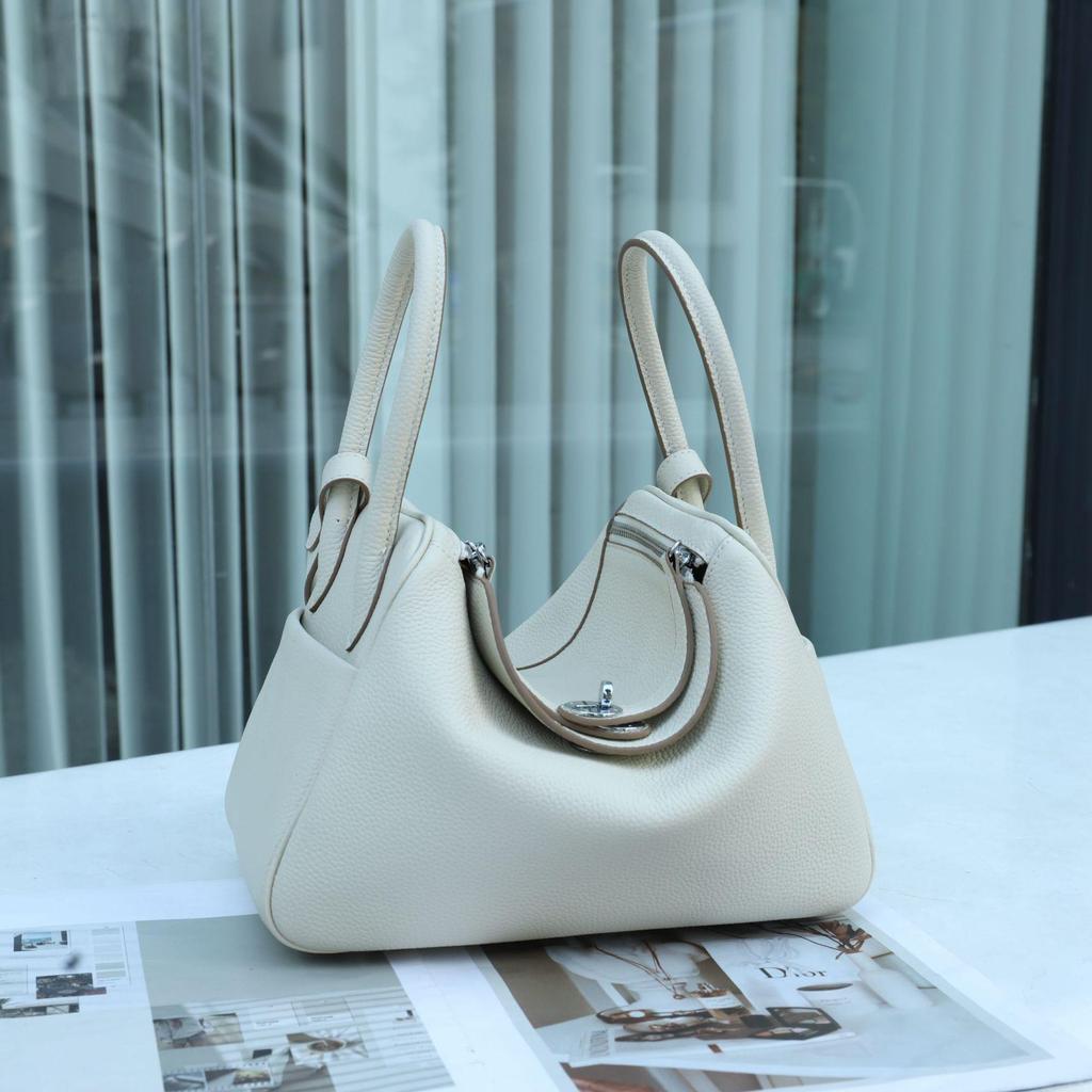 2025 Vielseitige Sommer-Arzttasche aus Lindy-Rindsleder: Damen-Schulterhandtasche aus echtem Leder