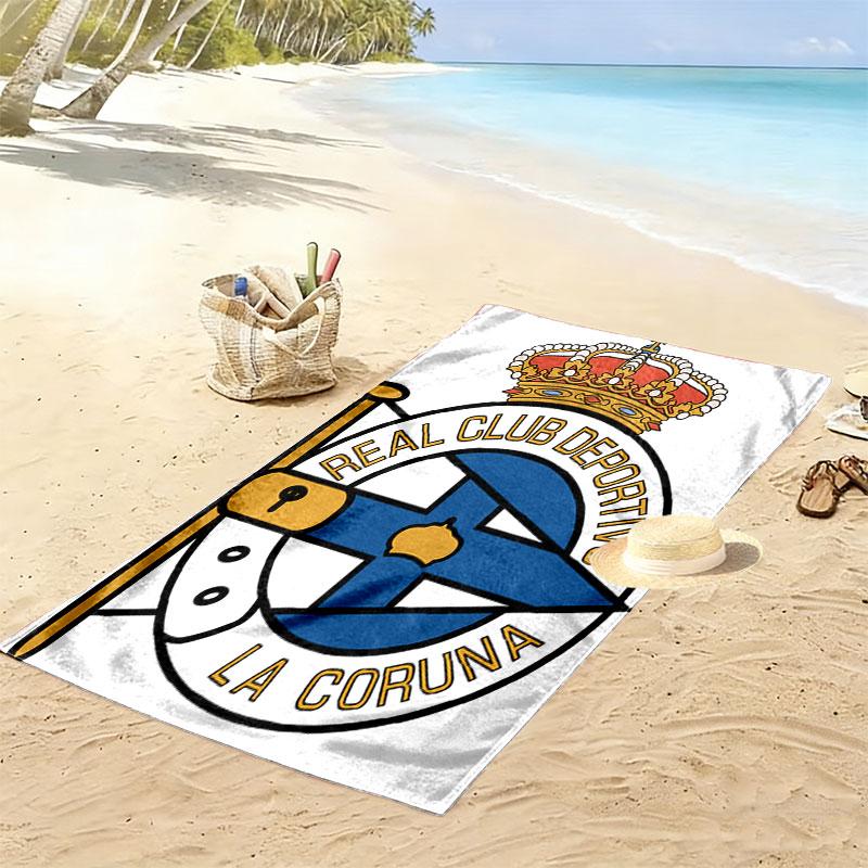 Deportivo Poster Beach Towel, Large Soft Quick Dry Towel for Beach Camping Swimming