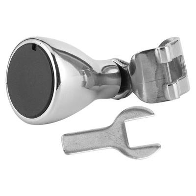 Steering Wheel Spinner Steering Wheel Ball Handle Assist Handle Knob Chrome Aluminum Alloy Steering