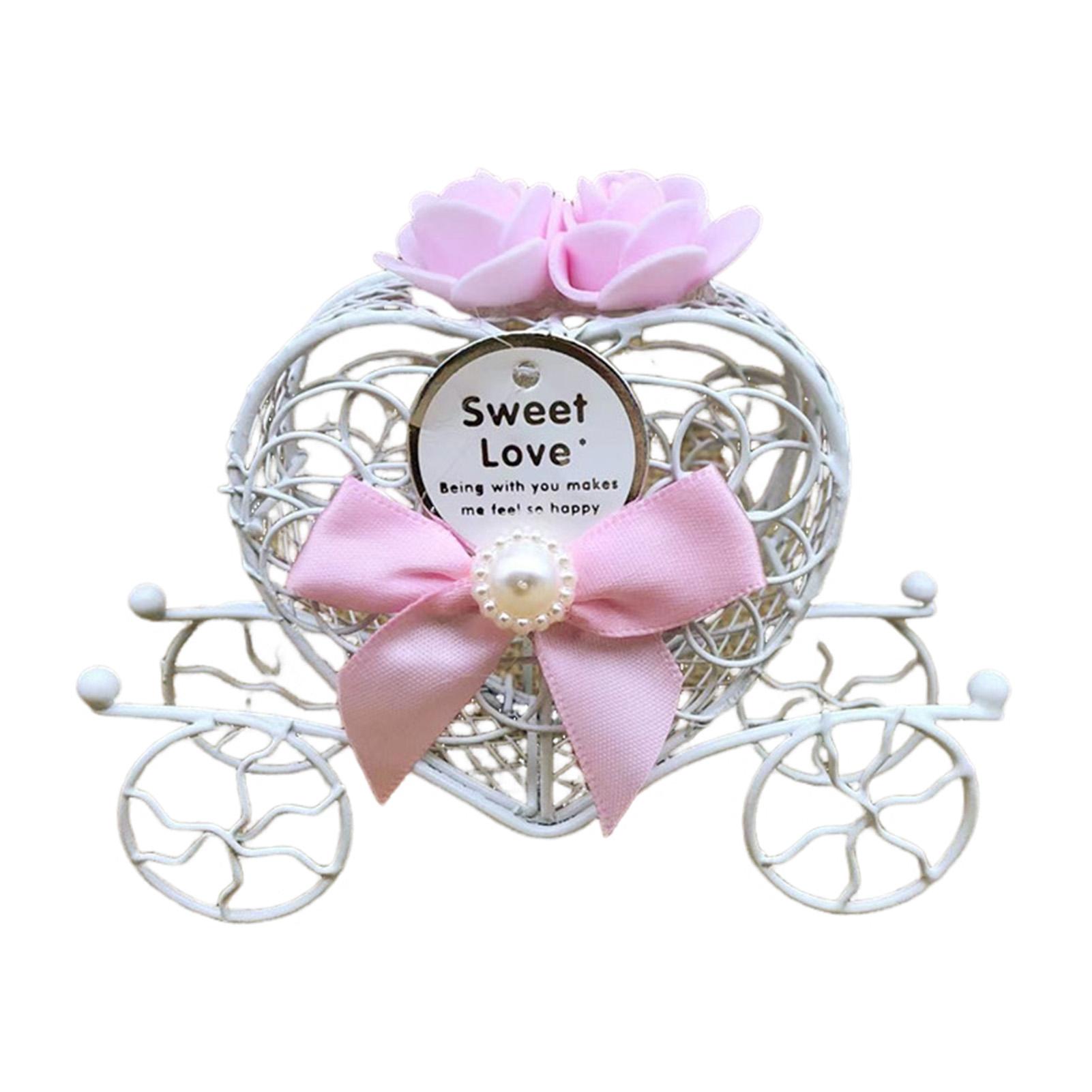 

Коробка для упаковки конфет и шоколада в форме кареты-сердца для свадебной вечеринки, подарочная коробка на День святого Валентина, новогодняя коробка для конфет, товары для вечеринки about 11x7cm