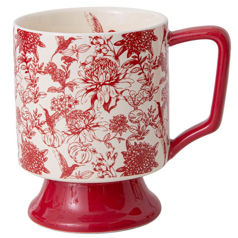 

Креативная кружка в ретро-инс-стиле, керамическая, руж, высококлассная, для дома, офиса, чашка для питья воды, парная кружка для пары 400m l