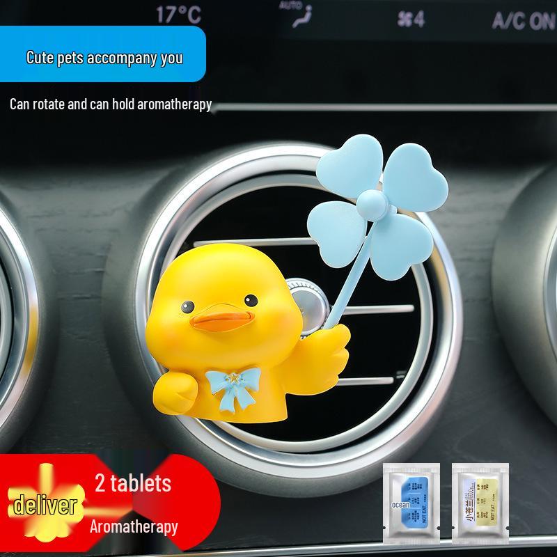 Cartoon Pinwheel Aromatherapy Vent Clip: Small Animal Car Air Freshener.