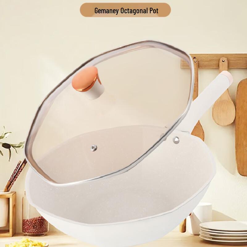Tuoxi Germani Octagonal Flat-Bottom Wok