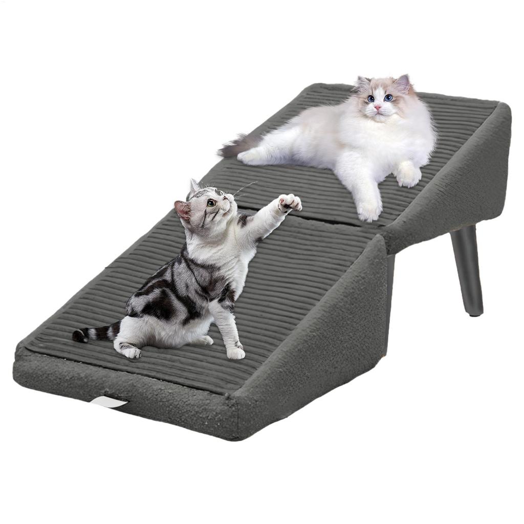 2025 New Foldable Dog Ramp for Bed Dog Vehicle Stairs Anti-Slip Kitten Puppy Ladder Multifunctional Footrest Stool for Cats Dog