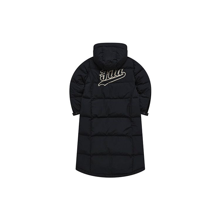 Fila Fusion Fashion Casual Warm Jacket Down Coat Women Jackets Deep-Black T11W242908F-BK