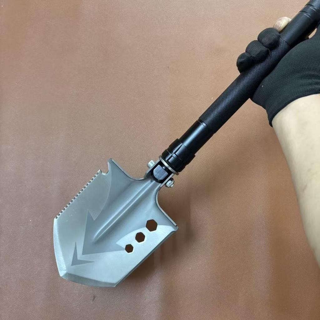 Multi-functional Folding Military Shovel: Self-defense, Camping & Vehicle-mounted Survival Tool
