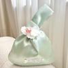 Chinese Silk Phalaenopsis Gift Tote - Wedding & Party Favor Wrist Bag