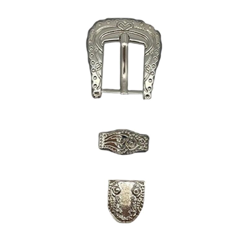 

Replacement Belt Buckle Single Prong Metal Leather Craft Belt Buckle Photo Props Punk Belt Buckles for Men Women