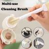 1Pcs Multifunctional Soft Bristle Bottle Brush – Spiral Crevice Cleaner for Lids & Glass Cups, Ideal for Bathroom & Kitchen