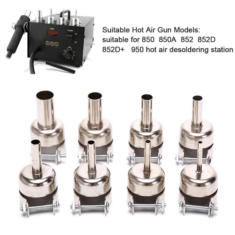 Universal Nozzles Soldering Station For 850 852D Hot Air Welding Nozzle Hot Air Rework Station Accessories
