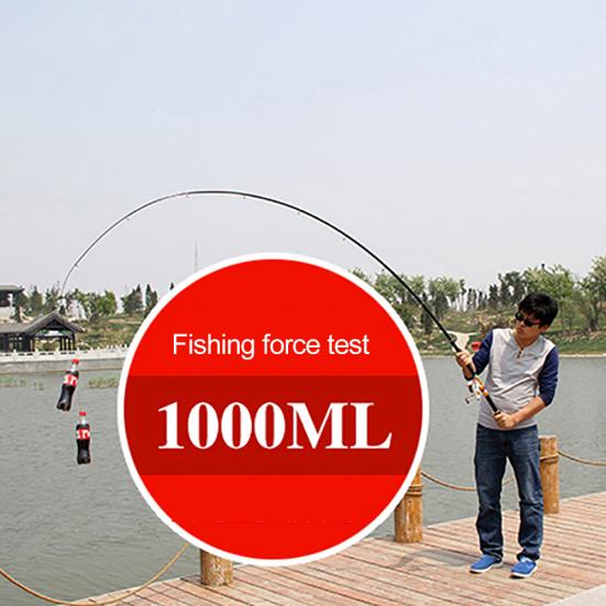 MUQZI Sportzubehör 1,8/2,1/2,4/2,7/3,0/3,3/3,6 m Teleskop-Meeresangelrute aus Kohlefaser