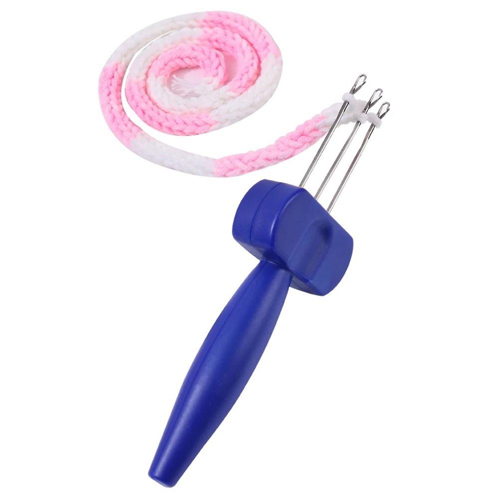 Ergonomic Handle Knitting Needle 3/4 Needle Cord Knitting Tool Crochet Hook Tool  DIY Craft