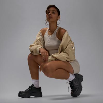 Jordan 1 Niski Brooklyn Czarny (Kobiety)