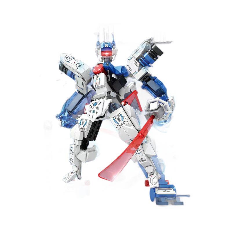 Compatible LEGO-Style Transforming Robot Mecha Gundam Warrior Building Blocks Toy for Boys