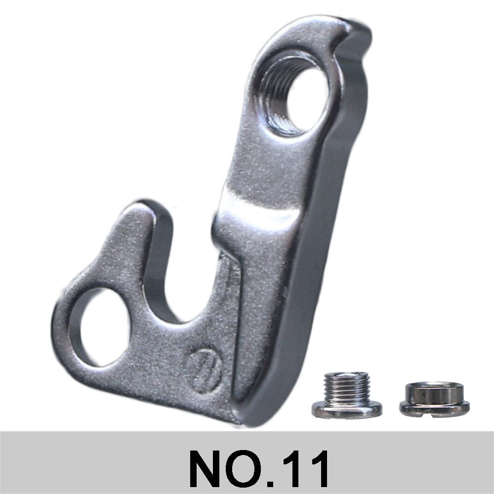 1pc MTB Road Bicycle Alloy Rear Derailleur Hanger Racing Bike Frame Gear Tail Hook Parts Bike Dropout Hanger Adaptor Accessories No.11