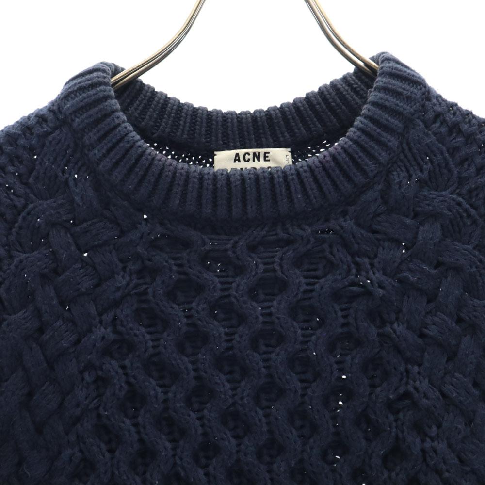Acne Studios Long sleeve sweater XS Navy Knit low gauge Men's Used