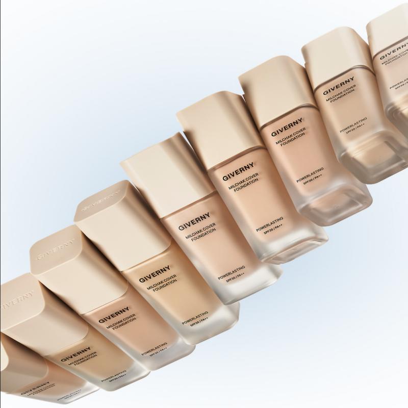 Giverny Milchak Cover Foundation 30ml (3Options)