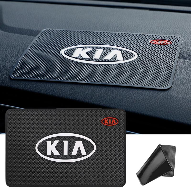 ZDTG5 Car Dashboard Anti-Slip Mat Cell Phone Key Storage Mat Car Accessories For Kia Sportage Ceed Picanto Rio ProCeed Niro 5 3 4 K7 K