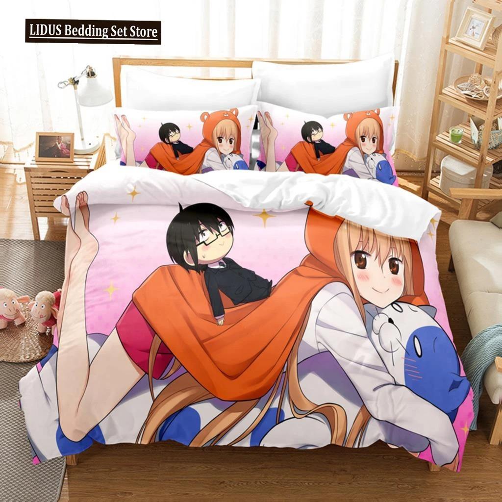 3D The Himouto! Umaru-chan Beding Sets Soft with Soft Fabric Duvet Cover Set With Pilowcase Twin Ful Quen King Bedclothes Bed Linen
