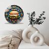 Bedroom-Compatible 30cm Round Glass Wall Clock with Truly Silent Operation