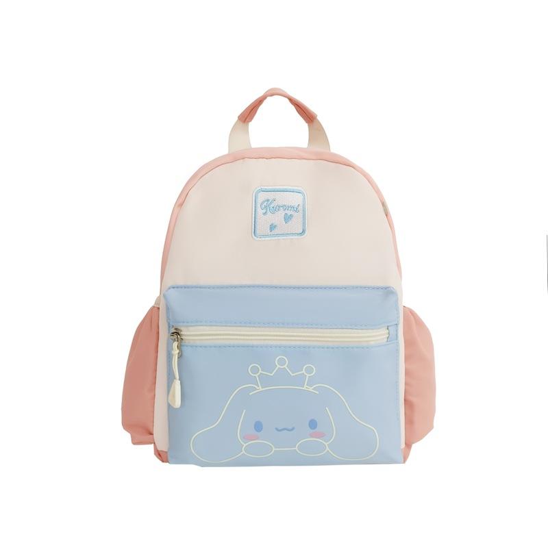 Kindergarten Primary School Students Schoolbag Cartoon Cute Foreign Color Contrast Boys And Girls Backpack Children'S Backpack