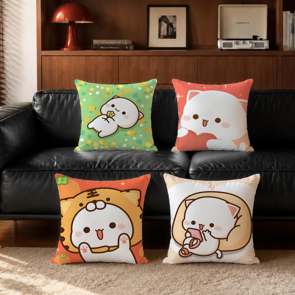 Cute MMochi Cated Cushion Cover Cushion Cover Set Pcs X X X Pillowcase Decorative Sofa Home Decor