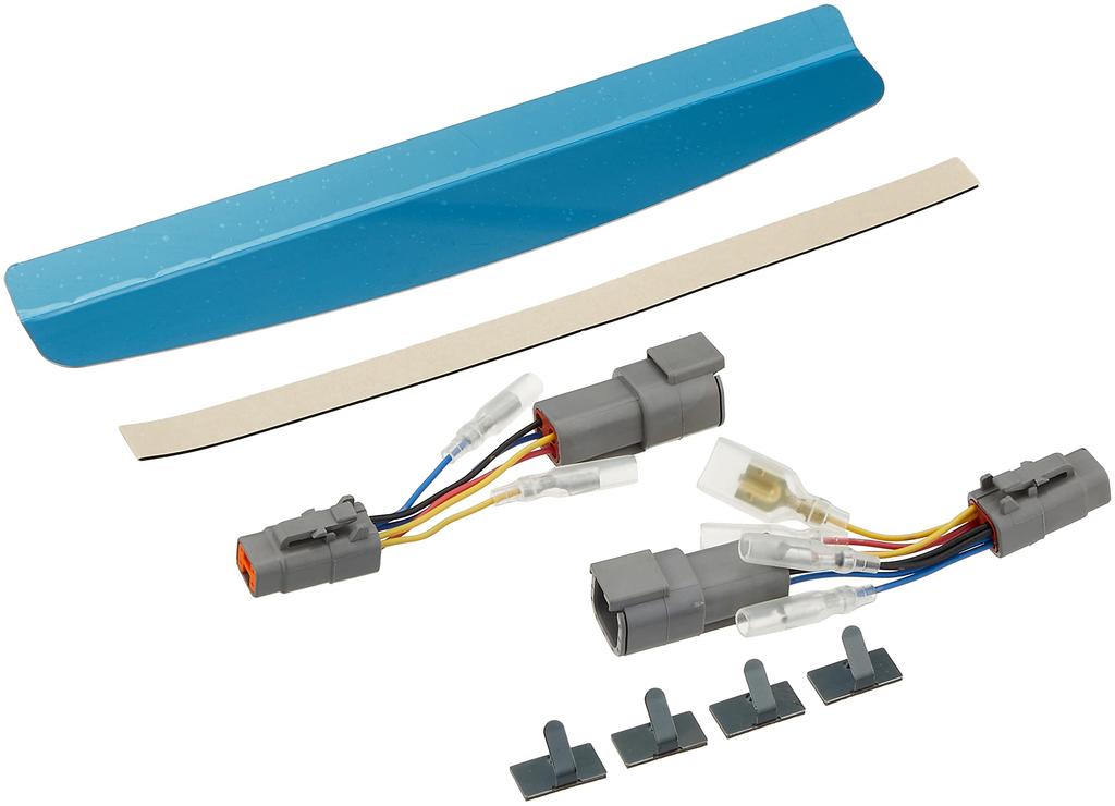 Kijima Motorcycle Parts LED Tail Light Kit with Smoke Lens HD-01412