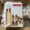 Conjunto de Primavera Clarins: Tônico 200ml, Creme Diurno 50ml, Creme Noturno 50ml Kit de Skincare Firmador Anti-Rugas Hidratante