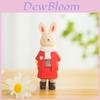 Wooden Animal Figurine Craft Modern Minimalist Home Decor Kids Room Sitting Desk Accessory