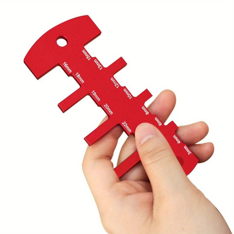 Strong Aluminum Routers Depth Gauges Tool With Royal Scale Height Measuring Tool for Accurate Cut Blade Setups