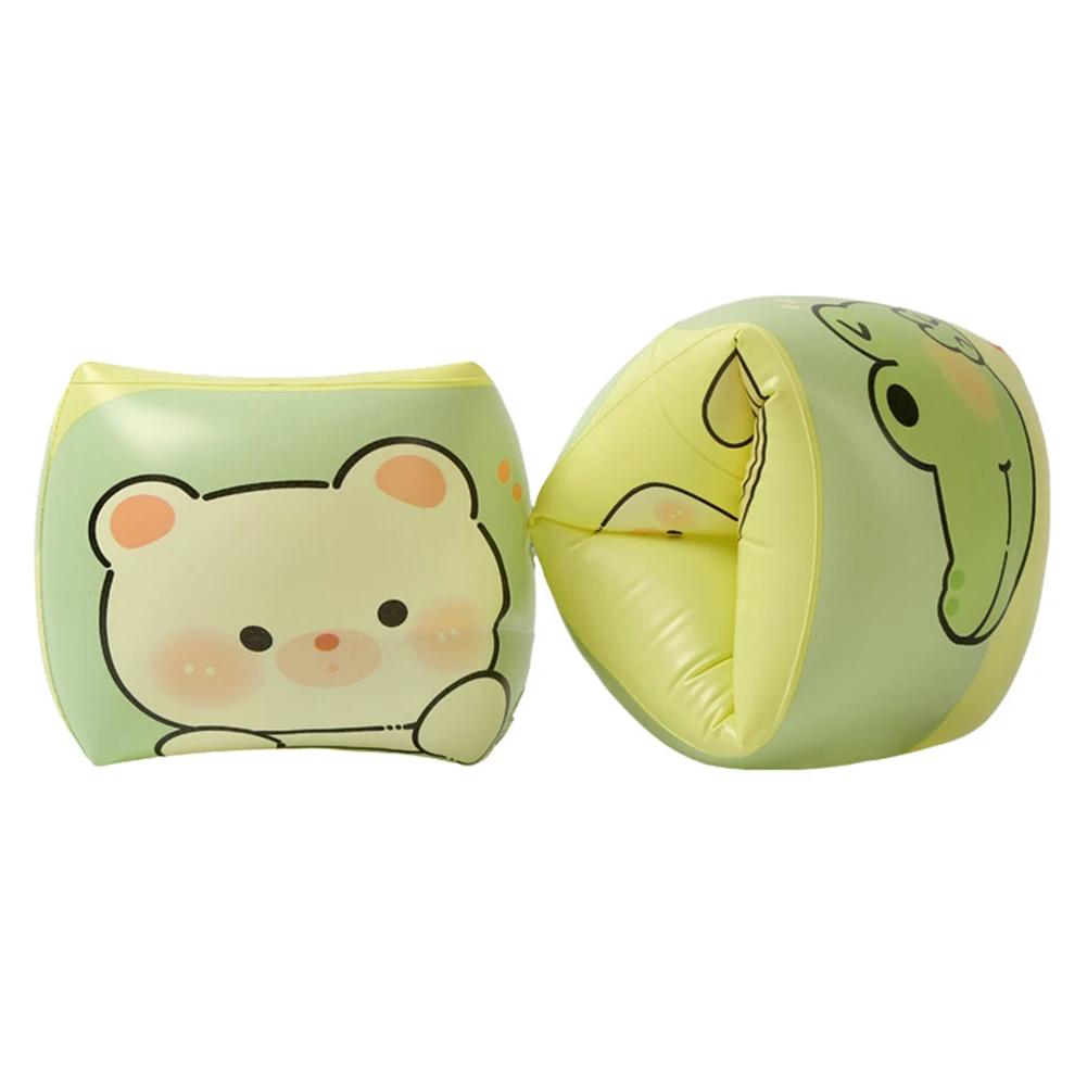 Cute Cartoon Swimming Water Wings Adjustable Swimming Training Life Jacket Baby Arm Sleeve Float for Kids Age 2-8 Years Old