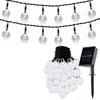 Solar Garland Lights 20 LEDs 5M Garden For Balcony Light String Cold