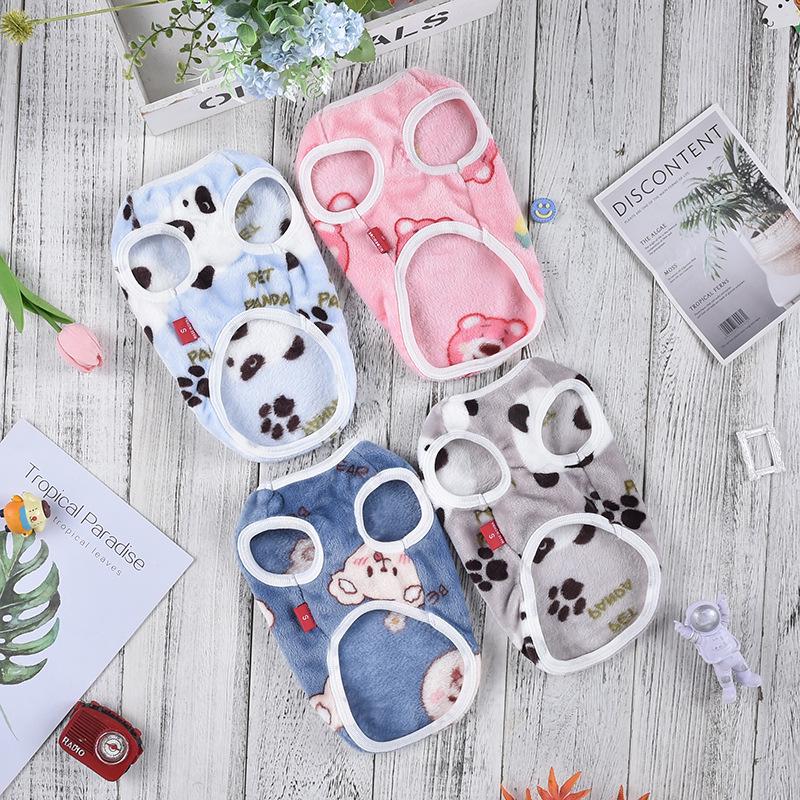 Warm Flannel Pet Pajamas for Dogs and Cats