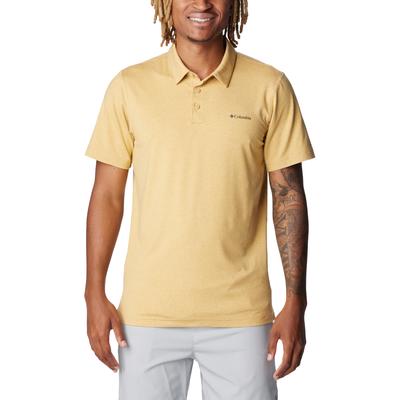Tech Trail Poloshirt, Herren gelbe T-Shirts