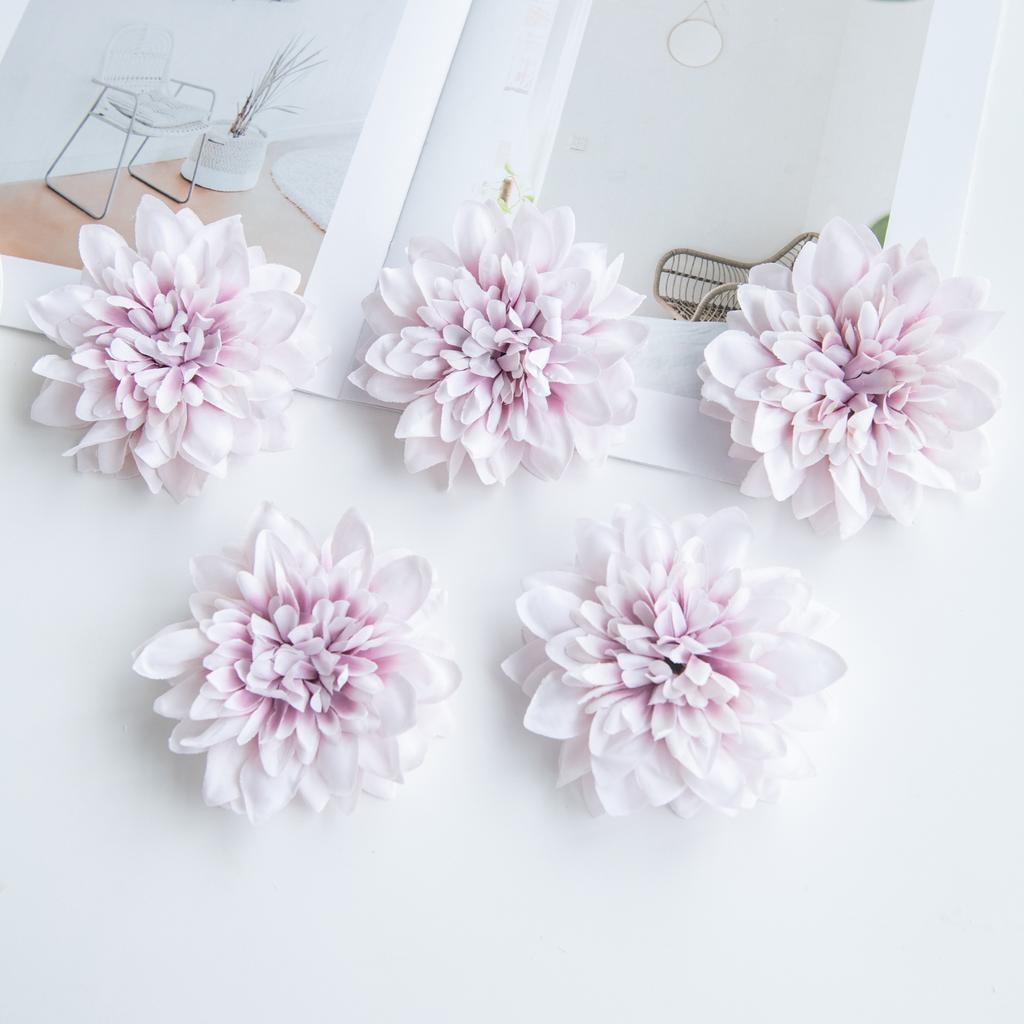5/10PCS Artificial Flowers Heads Home Room Table Decor Wedding Garden Rose Arch Diy Gifts Candy Box Bridal Accessories Clearance