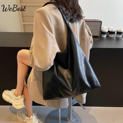 Shoulder Tote Bag 2025 New Retro College Style Large Capacity Bags